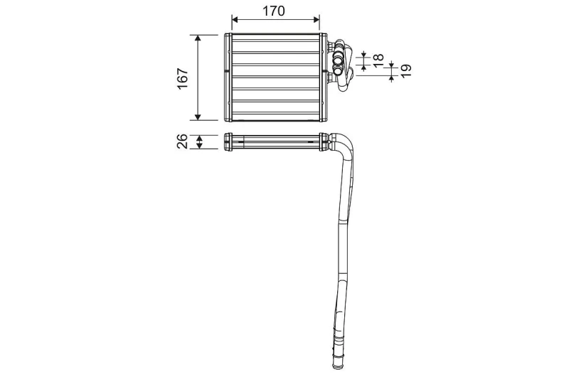 Image of Heater matrix VALEO 811510
