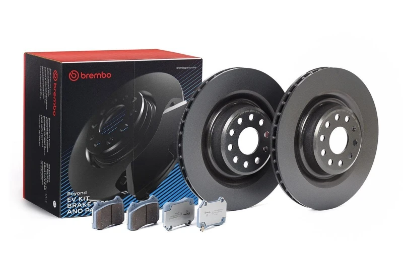 Image of BREMBO Brake discs and pads set BREMBO KT 08 022