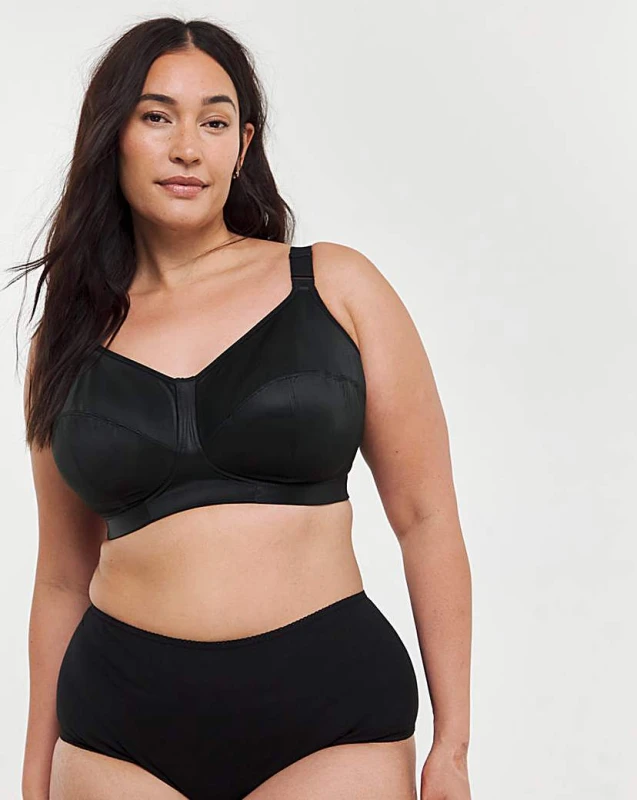 Image of Goddess Goddess Celeste Non Wired Bra Black - Goddess - Size: 38FF Black Female 38FF DQ38112