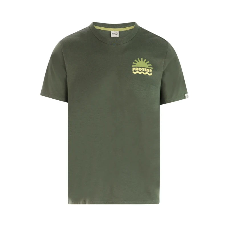 Image of Protest T-Shirt Protest Renhold Vert Male S
