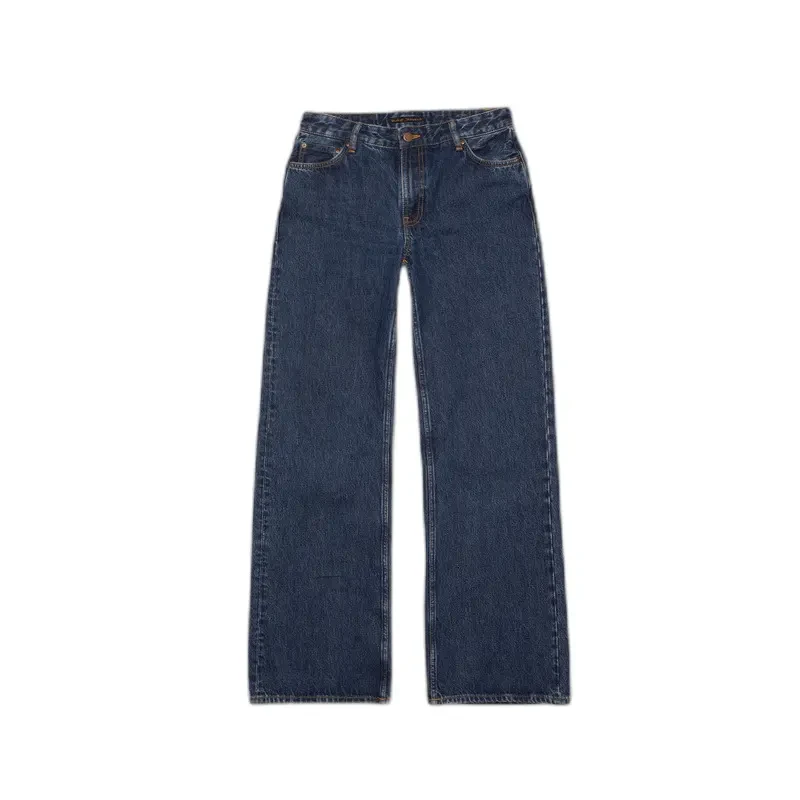 Image of Nudie Jeans Loose Womens Jeans Nudie Jeans Heidi Evening Jazz Bleu Female 26x34