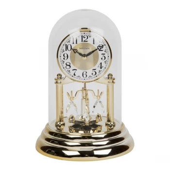 Image of Rhythm Gold Anniversary Clock - Crystals From Swarovski