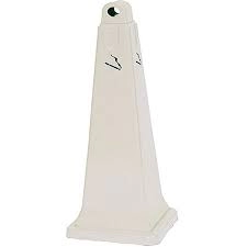 Image of Slingsby Beige Plastic Pyramid Style Ash Stand 1001x311x311mm 324133