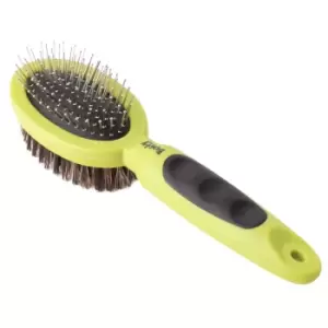 Image of Double Sided Dog Puppy Cat Pet Grooming Brush Pins Groom Hair Fur Comb Tool - Bunty
