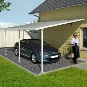 Image of Palram - Canopia Feria White Patio Cover, (L)4.25M (H)3.05M (W)3.85M