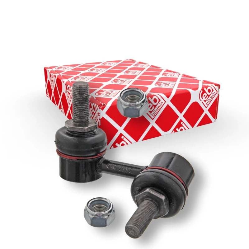 Image of FEBI BILSTEIN 34716 Anti-roll bar link OE Turbo NEW, with nuts Steel Link Stabiliser (3229)