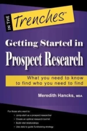 Image of Getting Started in Prospect Research by Meredith L Hancks