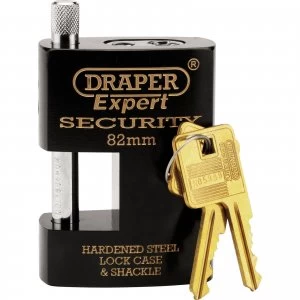 Image of Draper Expert Heavy Duty Padlock Closed Shackle 82mm Standard