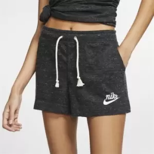 image of Nike Sportswear Gym Vintage Womens Shorts - Black