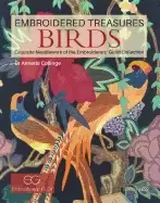Image of embroidered treasures birds exquisite needlework of the embroiderers guild