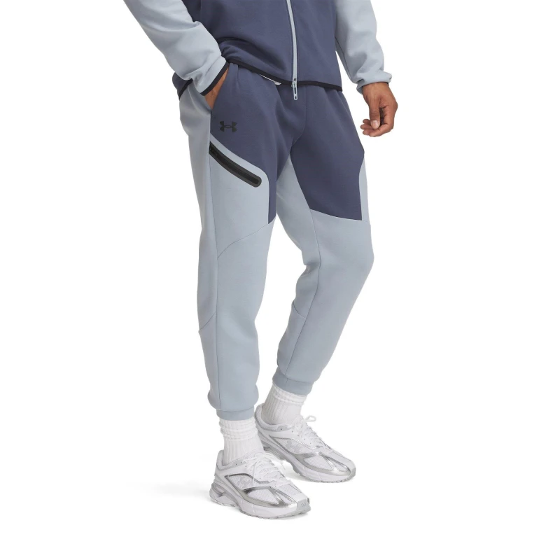 Image of Under Armour Armour Ua Unstoppable Flc Jgr Eu Joggers Mens Closed Hem Fleece Jogging Bottoms S Grey 51387826350