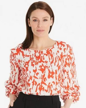 Image of I.Scenery Pran Printed Blouse