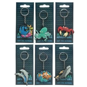 Image of Under the Sea Collection (Pack Of 6) PVC Keyring