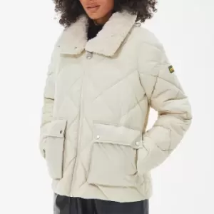 Image of Barbour International Norton Quilted Shell Coat - UK 12