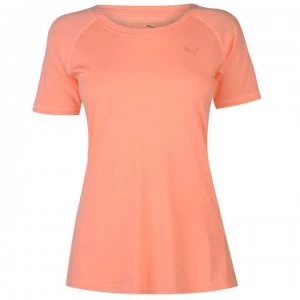 image of Puma Puma ACE Raglan T Shirt Ladies - Bright Peach