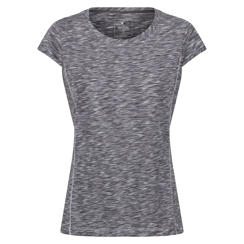 Image of Regatta Womens Hyperdimension II Quick Drying T Shirt 8 - Bust 32' (81cm) Seal Grey RWT249-038-8
