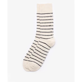 Barbour Texture Stripe Socks - White