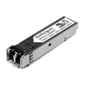 Image of StarTech Cisco Compatible Gigabit Fiber SFP Transceiver Module MM LC 550m Mini GBIC