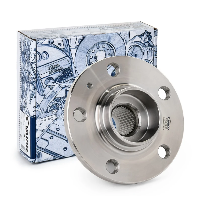 Image of VAICO V10-8259 Wheel bearing kit EXPERT KITS +, Front Axle, with integrated magnetic sensor ring Wheel Bearing Kit (654)