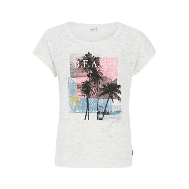 Image of Protest Womens T-Shirt Protest Elles 25 Rose Female M