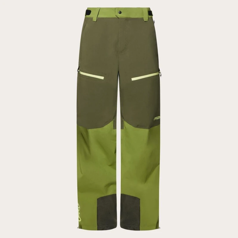 Image of Oakley Mens Lined Shell Ski Trousers Fern male Large