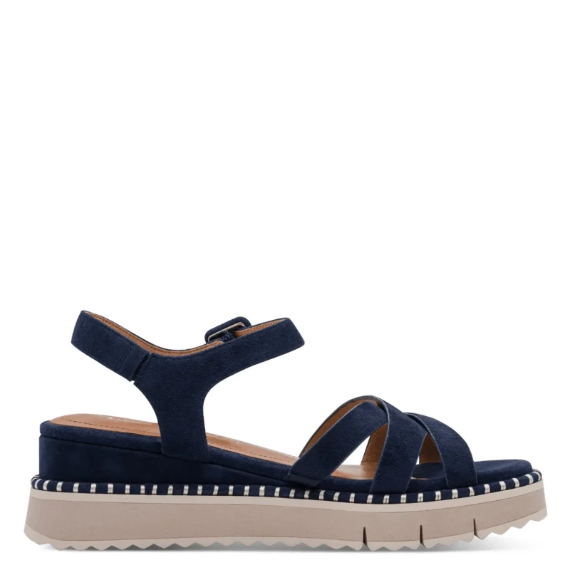 Image of tamaris Womens wedge sandals Tamaris 1-28269-46 Bleu Female 37
