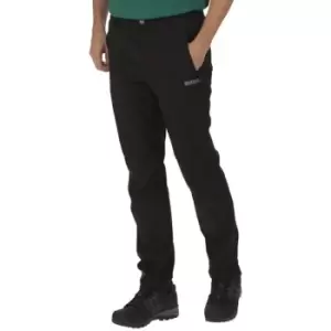 Image of Regatta Mens Geo Softshell Water Repellant Wind Resistant Trousers 32S - Waist 32' (81cm), Inside Leg 30'