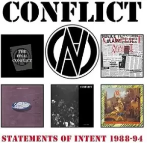 Image of Conflict - Statements of Intent 1988-1994 CD Album - Used