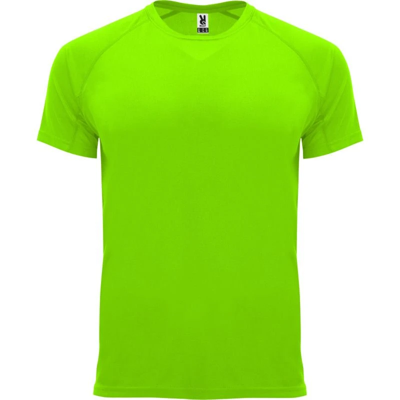 Image of ROLY Bahrain Sports T-Shirt in Bright Green Size: 4 Years Bright Green Unisex 4 Years