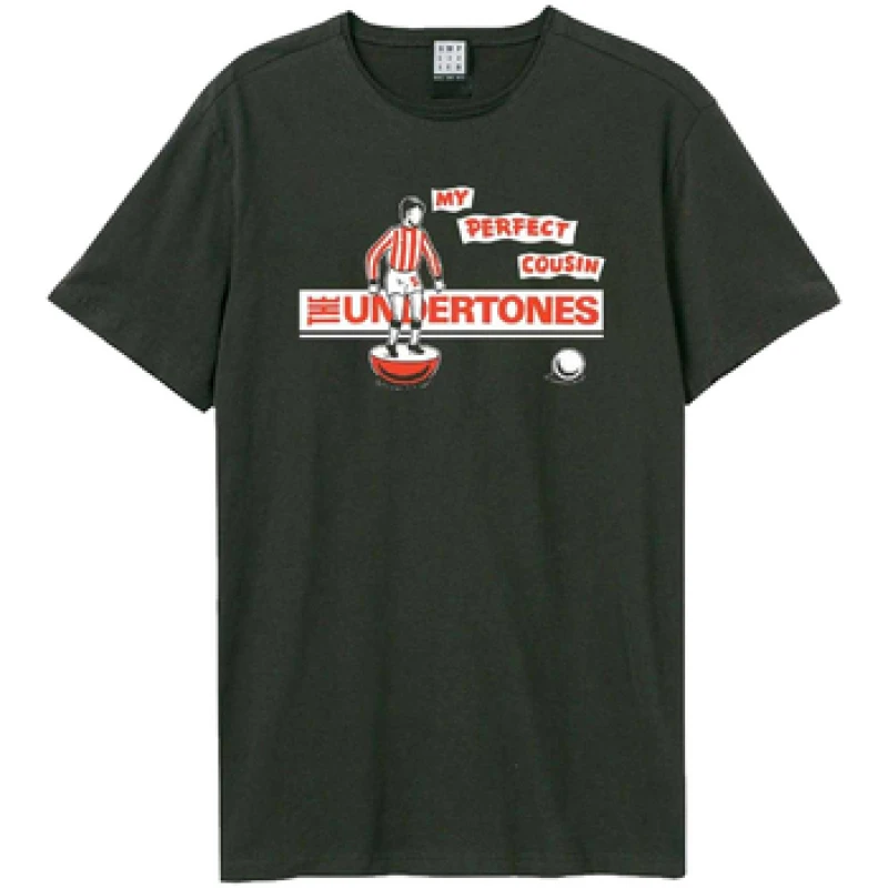 Image of Amplified Mens My Perfect Cousin The Undertones T-Shirt in Charcoal Size: XS Charcoal Male XS