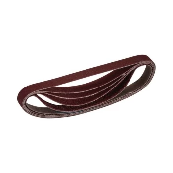 Image of 08683 Cloth Sanding Belt, 10 x 330mm, 80 Grit (5 Pack) - Draper