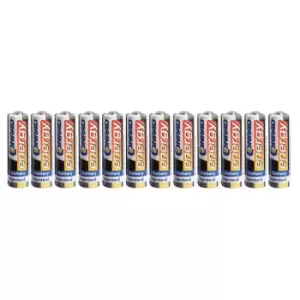 Image of Conrad Energy 650619 Zinc Carbon AA Battery (Pack of 12)