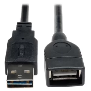 Image of USB 2 Extension Cable A Male to A Female 6in