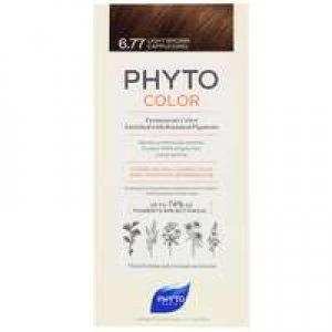 image of PHYTO Phytocolor New Formula Permanent: Shade 6.77 Light Brown Cappuccino