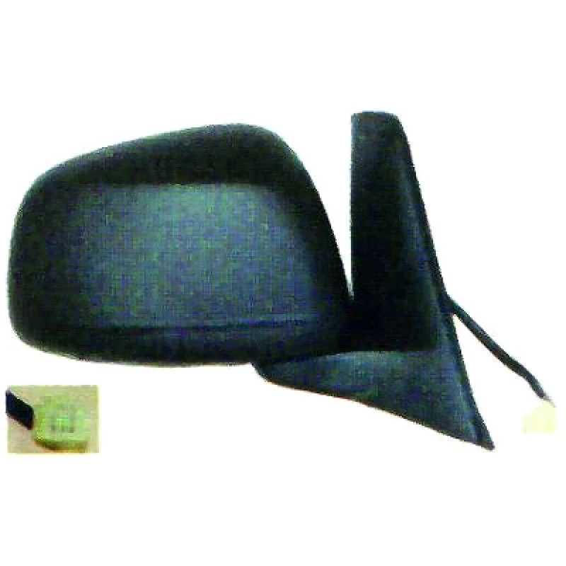 Image of DIEDERICHS 6445826 Wing mirror Right, black, Complete Mirror, Grained Outside Mirror (50)