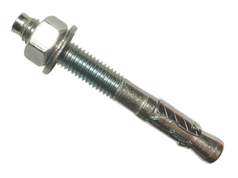 Image of Masonmate 0841Eta540120 Zinc Plated Through Bolt M8 X 120mm 100 Mamtbzm8120