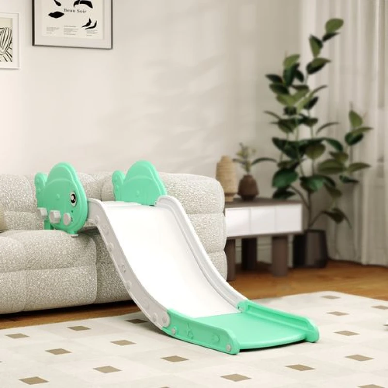 Image of AIYAPLAY Kids Sofa Slide - Toddler Slide with 130cm Extended Length - Green TJ Hughes 5063603224681
