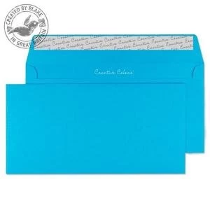 image of Creative Colour Caribbean Blue PS Wallet DL 114x229mm Ref 210