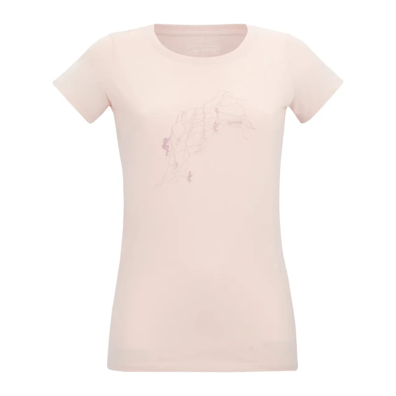 Image of Womens T-Shirt Regatta Breezed Rose Female 40
