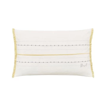 image of Katie Piper Reset Cushion - Yellow/Silver