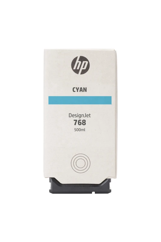 Image of Original HP 768 Cyan Ink Cartridge (4S5B5A)