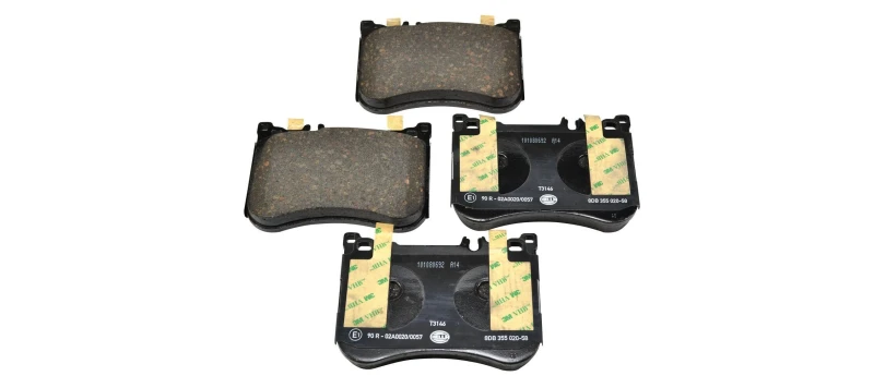 Image of HELLA Brake pad set HELLA 8DB 355 020-581