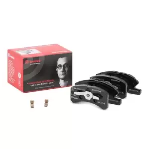 image of BREMBO BRAKE PAD SET OF 4 P16011