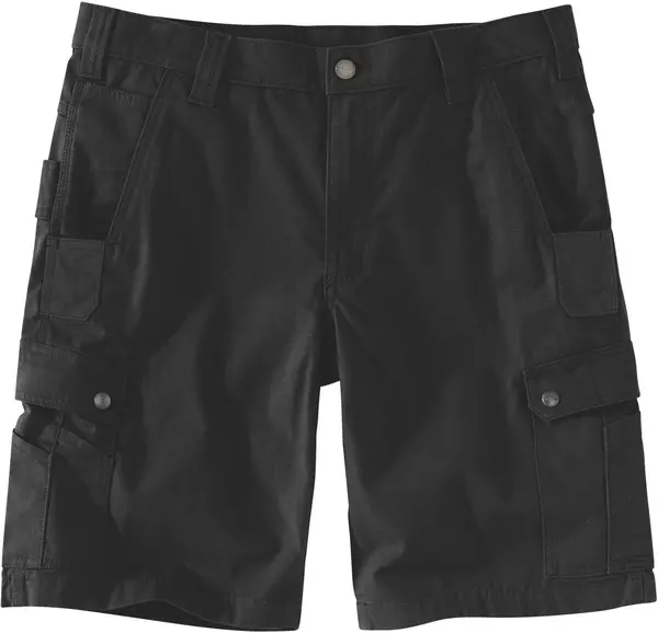 Image of Carhartt Ripstop Cargo Work Shorts, black, Size 32
