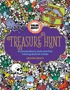 image of color quest treasure hunt an extraordinary seek and find coloring book for