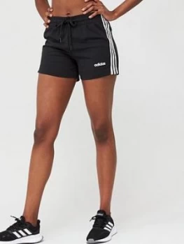 Image of adidas Essentials 3 Stripe Short - Black, Size 2XL, Women