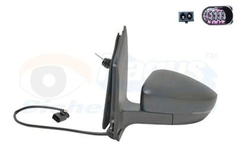 Image of VAN WEZEL Wing mirror VAN WEZEL 5702813