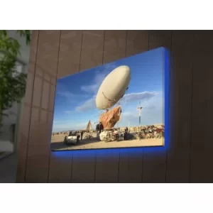 Image of 4570DACTBURN-005 Multicolor Decorative LED Lighted Canvas Painting