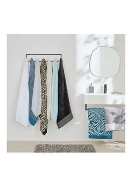 Image of Nalu Nicole Scherzinger Halona Towels Bath Black