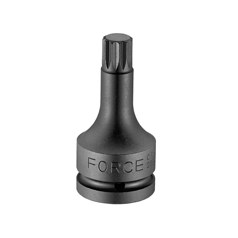 Image of FORCE 2689018 Screwdriver Bit Tool Steel, Square Drive Tang Size: 20 (3/4")mm (inch) Tool Steel Screwdriver Bit (5514)